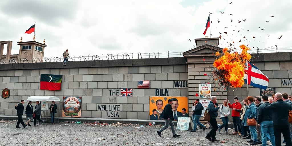 The Berlin Wall: Symbol of Division and its Dramatic Fall
