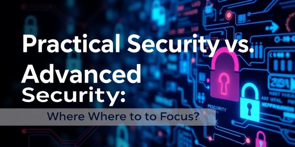 Practical Security vs. Advanced Security: Where to Focus